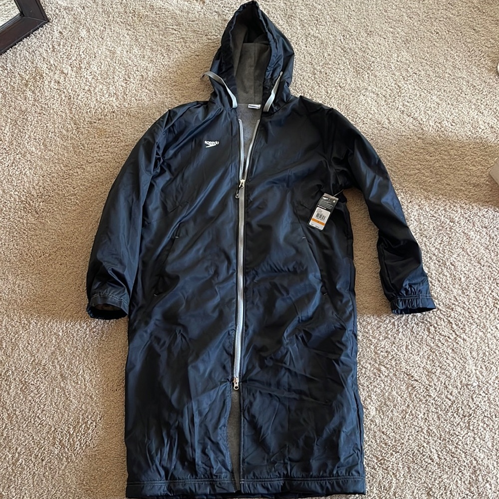 Speedo Zip Up Parka new with tags.  Unisex, size small.